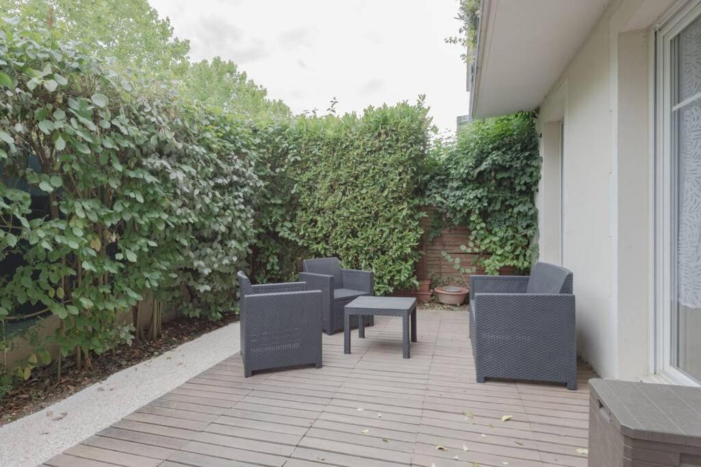 Garden Apartment Next To Disneyland Bussy-Saint-Georges Exteriör bild